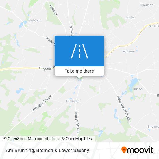 Am Brunning map