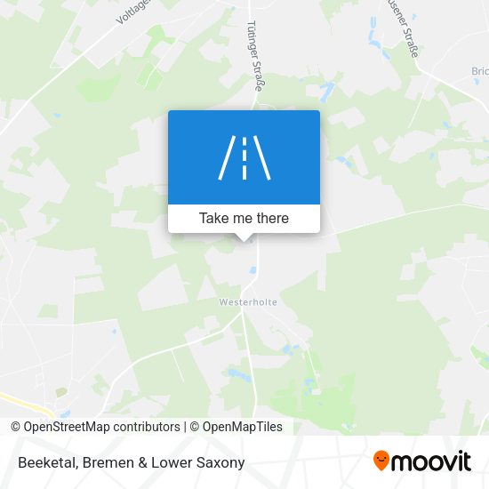 Beeketal map