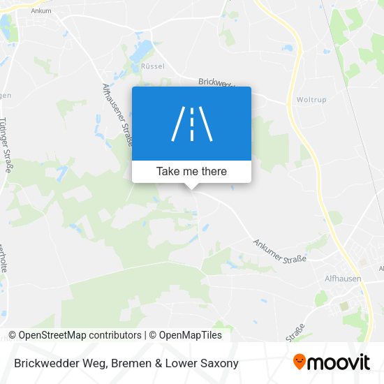 Brickwedder Weg map