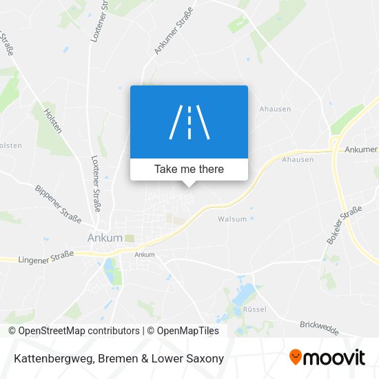 Kattenbergweg map