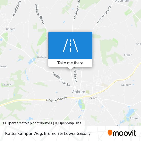 Kettenkamper Weg map