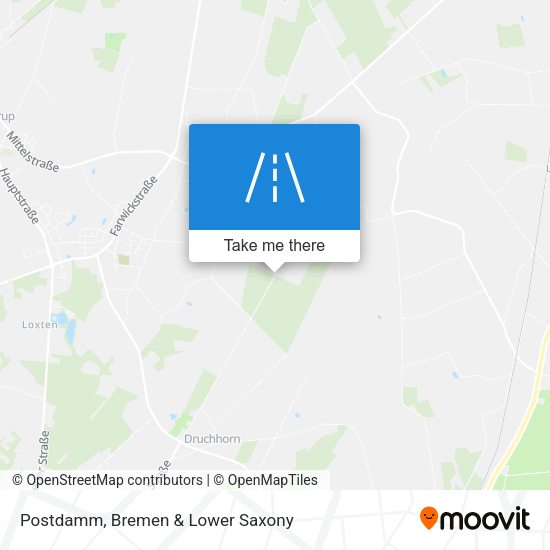 Postdamm map
