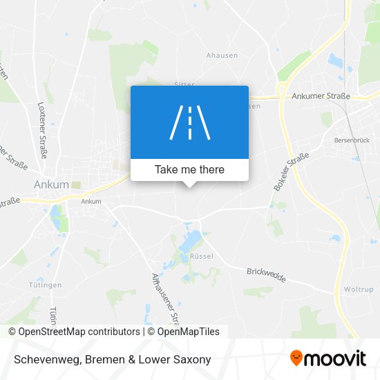 Schevenweg map