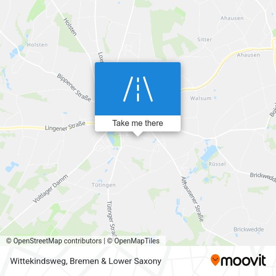Wittekindsweg map