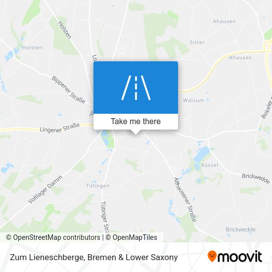 Zum Lieneschberge map