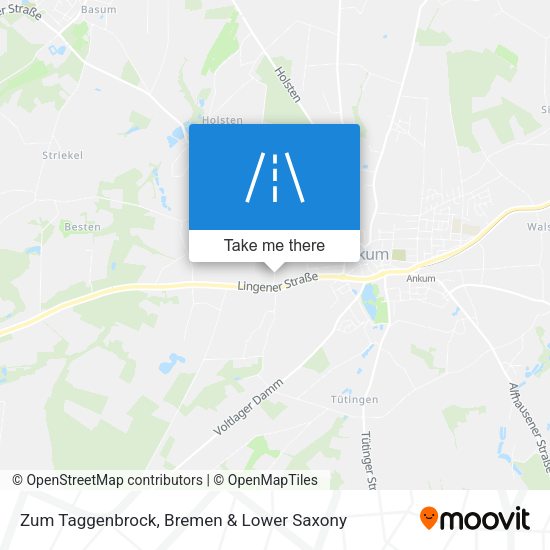 Zum Taggenbrock map