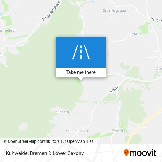 Kuhweide map