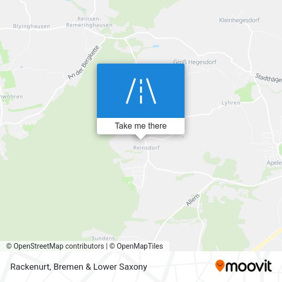 Rackenurt map