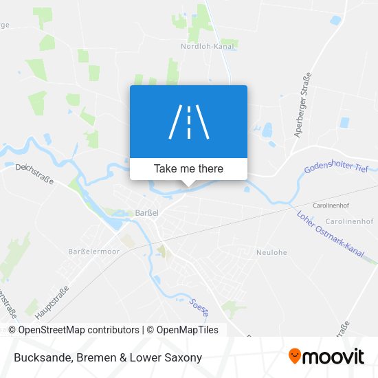 Bucksande map