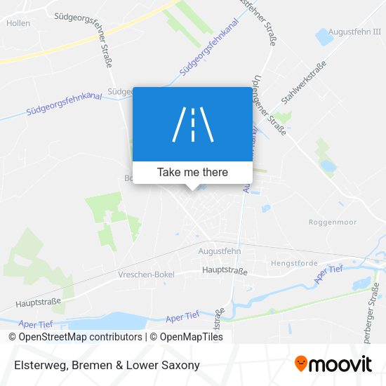 Elsterweg map