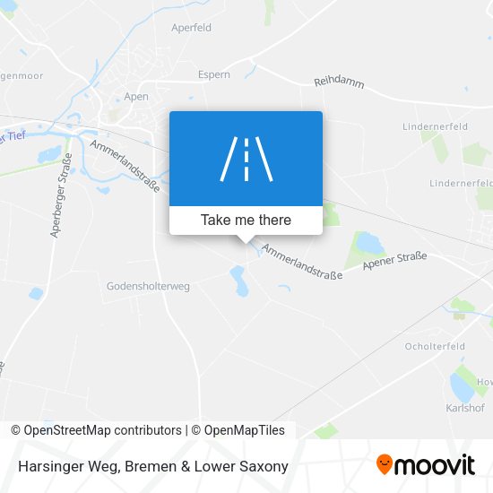Harsinger Weg map