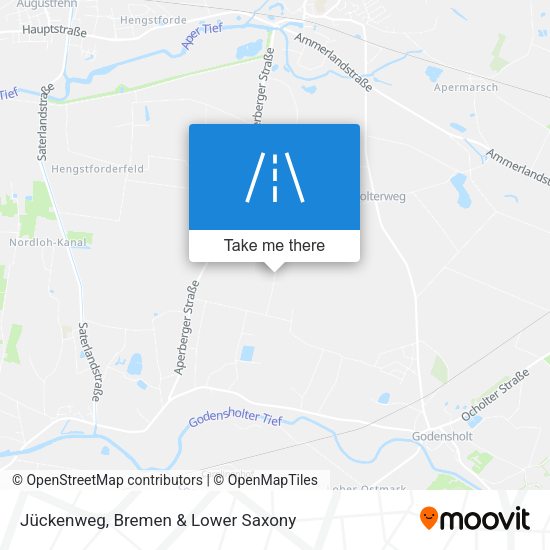 Jückenweg map