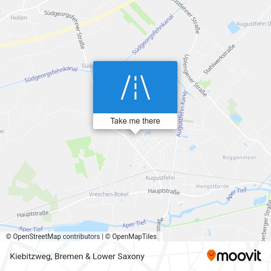 Kiebitzweg map