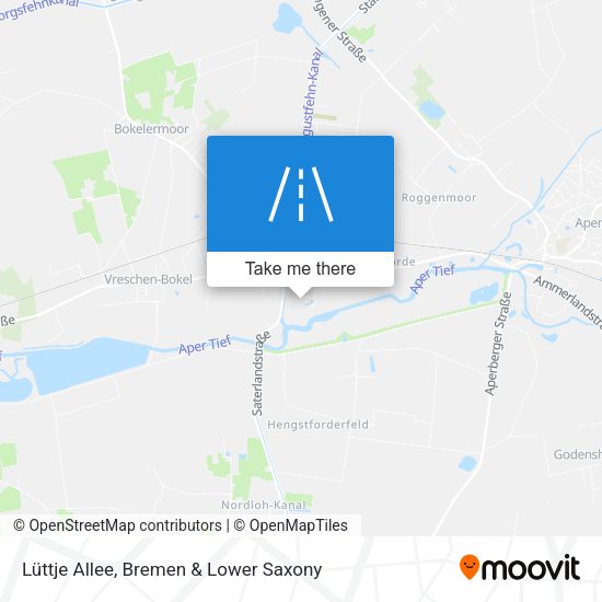 Lüttje Allee map