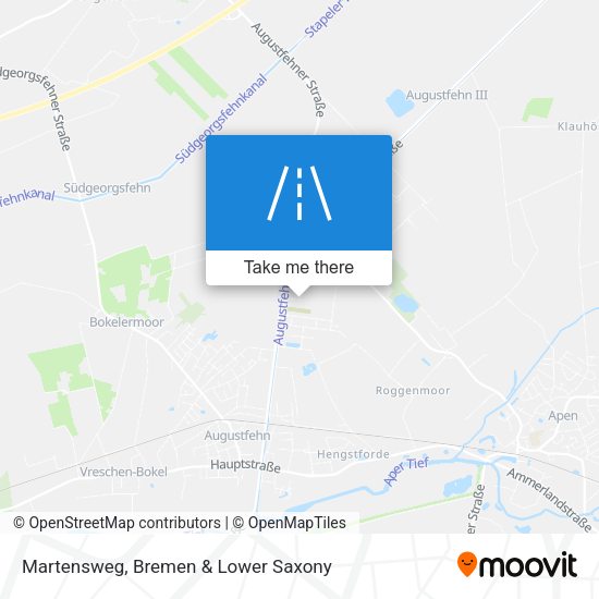 Martensweg map