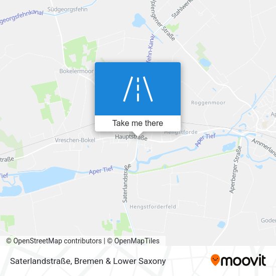 Saterlandstraße map