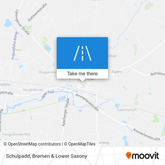 Schulpadd map