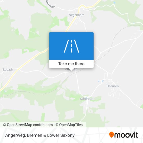 Angerweg map