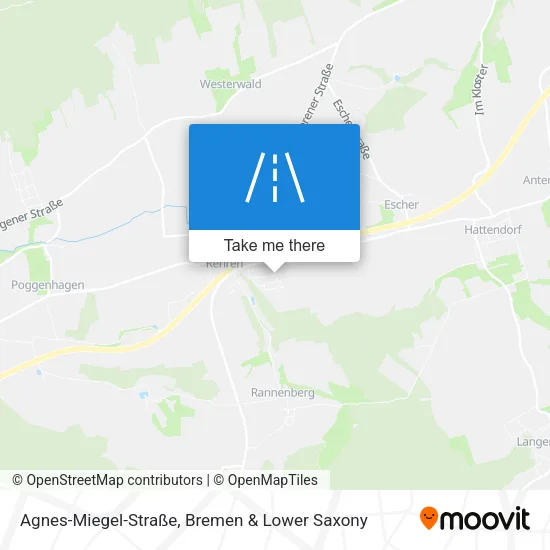 Карта Agnes-Miegel-Straße
