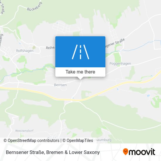 Bernsener Straße map