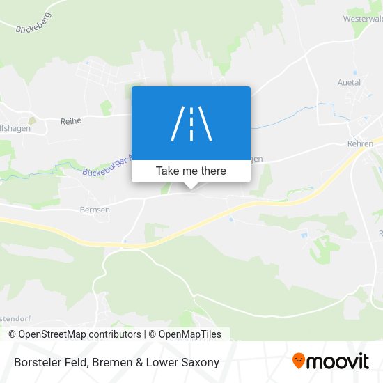 Borsteler Feld map