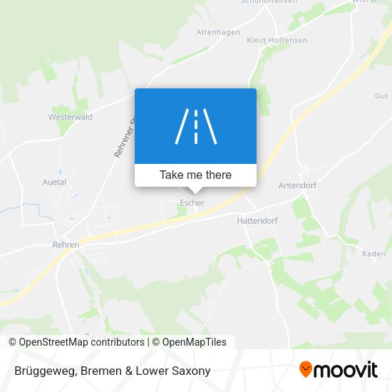 Brüggeweg map