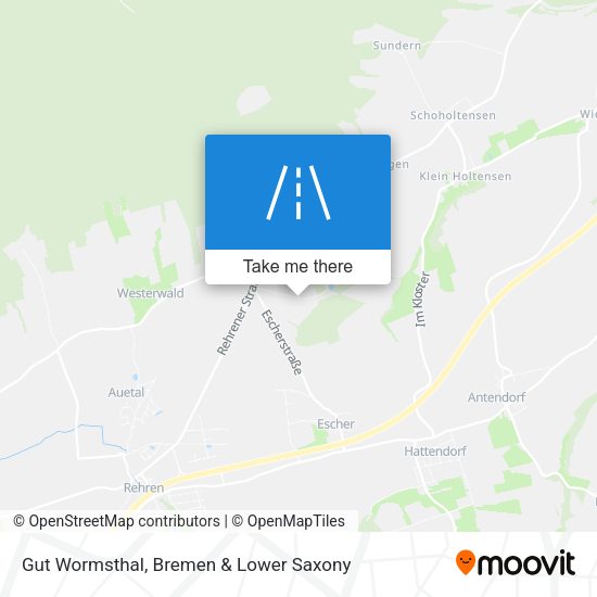 Gut Wormsthal map