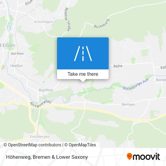Höhenweg map