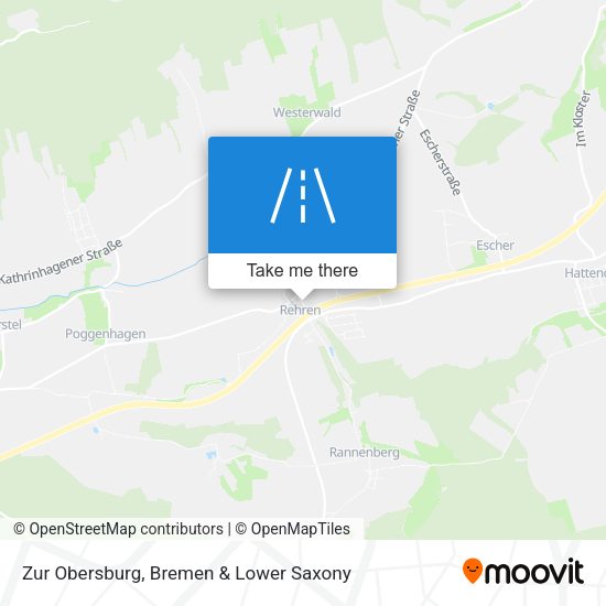 Zur Obersburg map