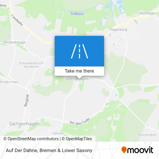 Auf Der Dahne map