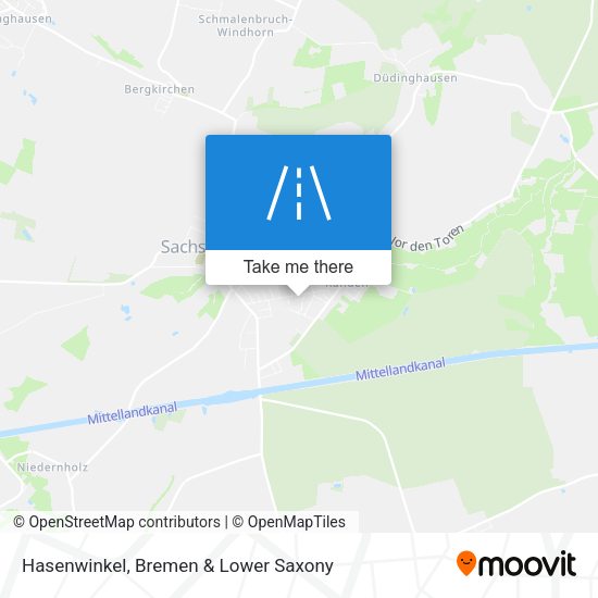 Hasenwinkel map