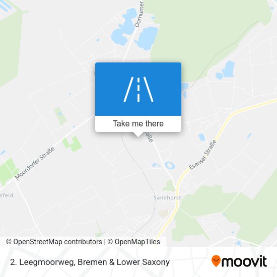 2. Leegmoorweg map