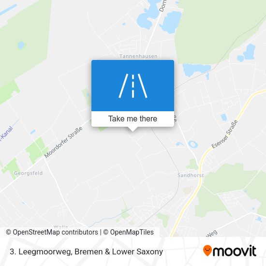 3. Leegmoorweg map