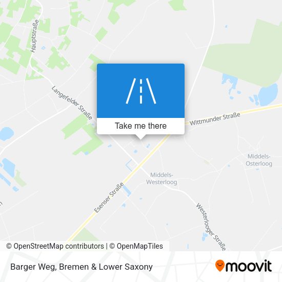 Barger Weg map