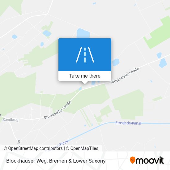 Blockhauser Weg map