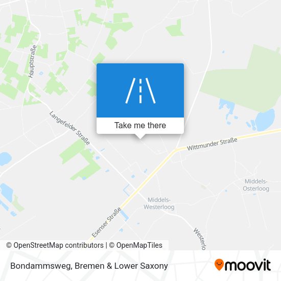 Bondammsweg map