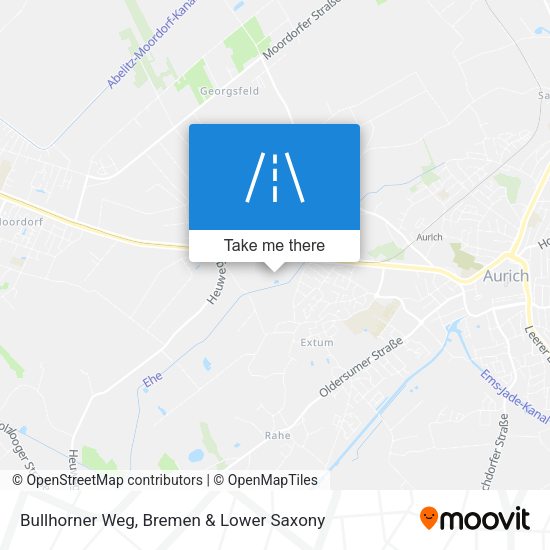 Bullhorner Weg map