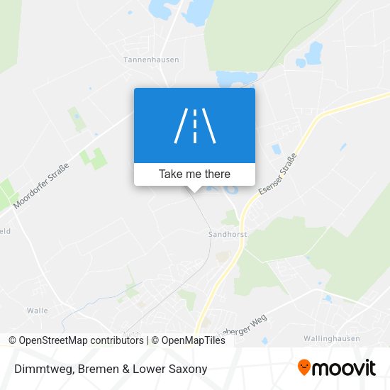 Dimmtweg map