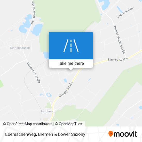 Ebereschenweg map