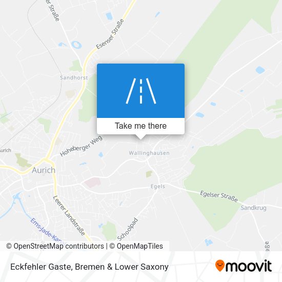 Eckfehler Gaste map
