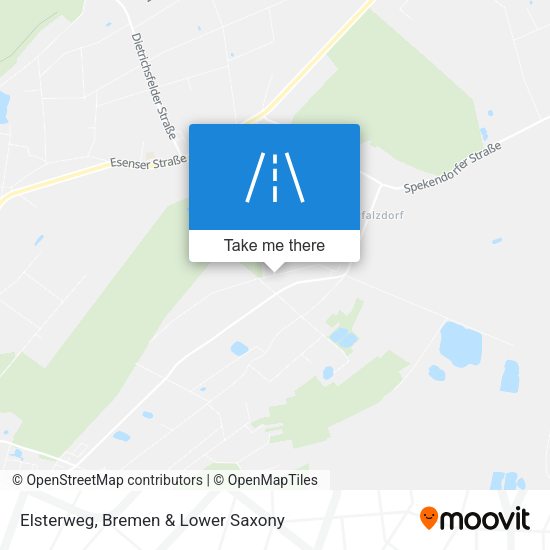Elsterweg map