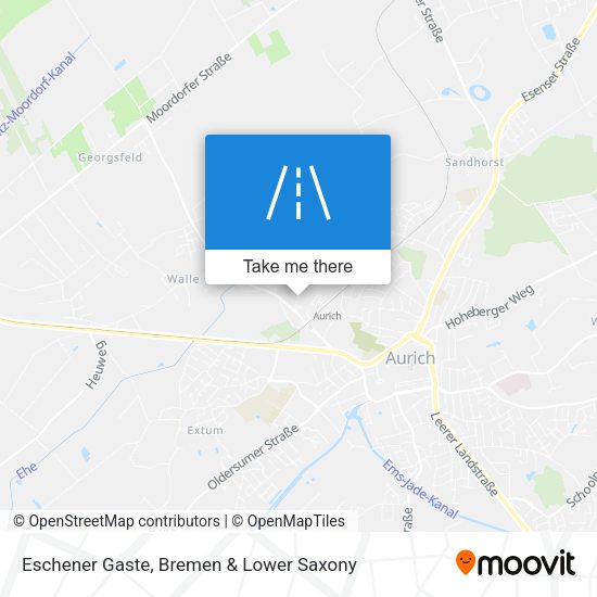 Eschener Gaste map