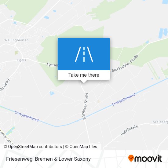 Friesenweg map