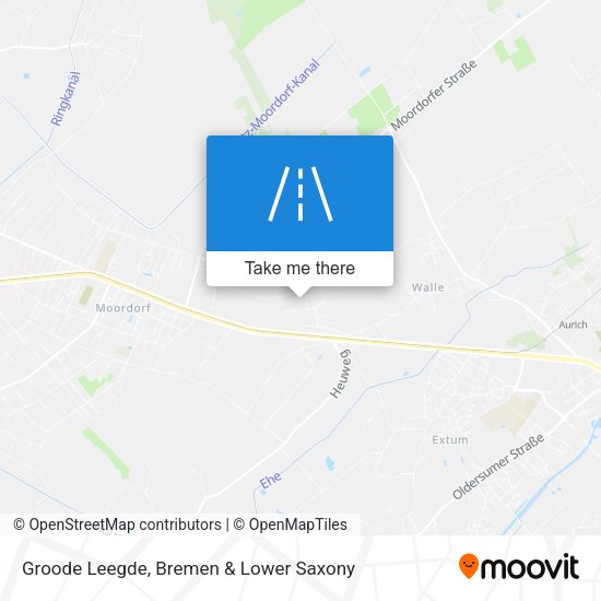 Groode Leegde map