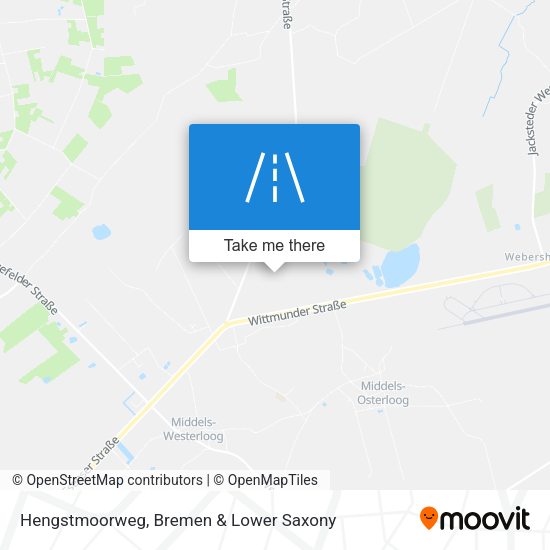 Hengstmoorweg map
