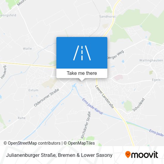 Julianenburger Straße map