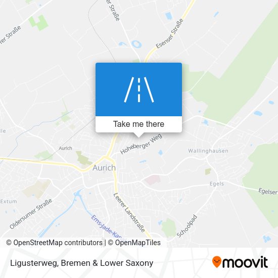 Ligusterweg map