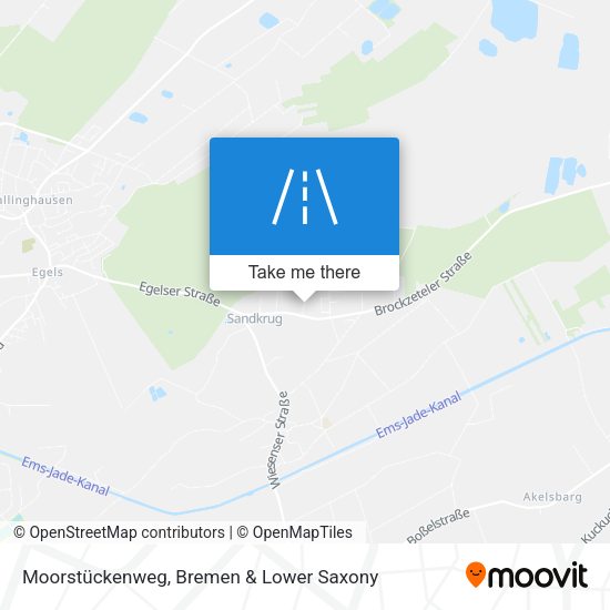 Moorstückenweg map