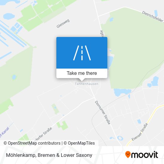 Möhlenkamp map