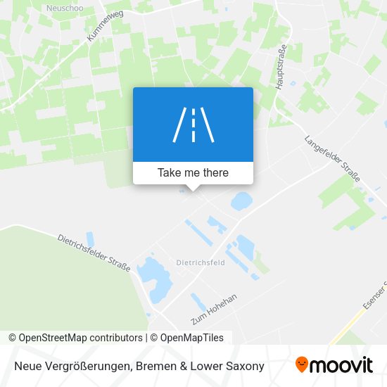 Neue Vergrößerungen map